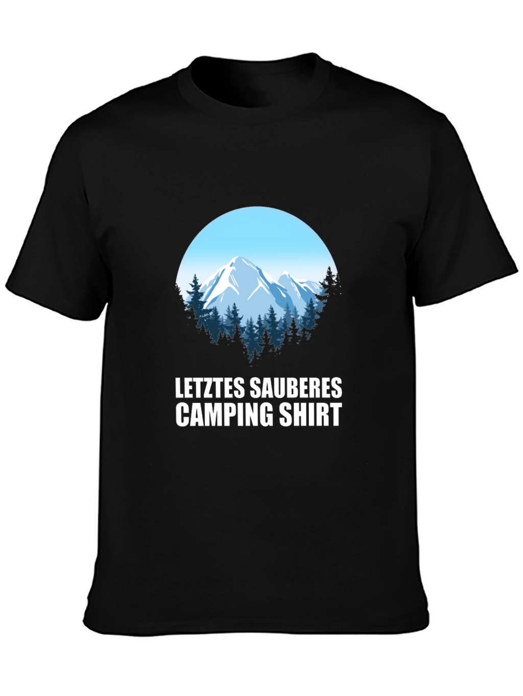 Last Clean Camping Shirt - Mountain Graphic Tee