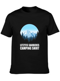 Last Clean Camping Shirt - Mountain Graphic Tee
