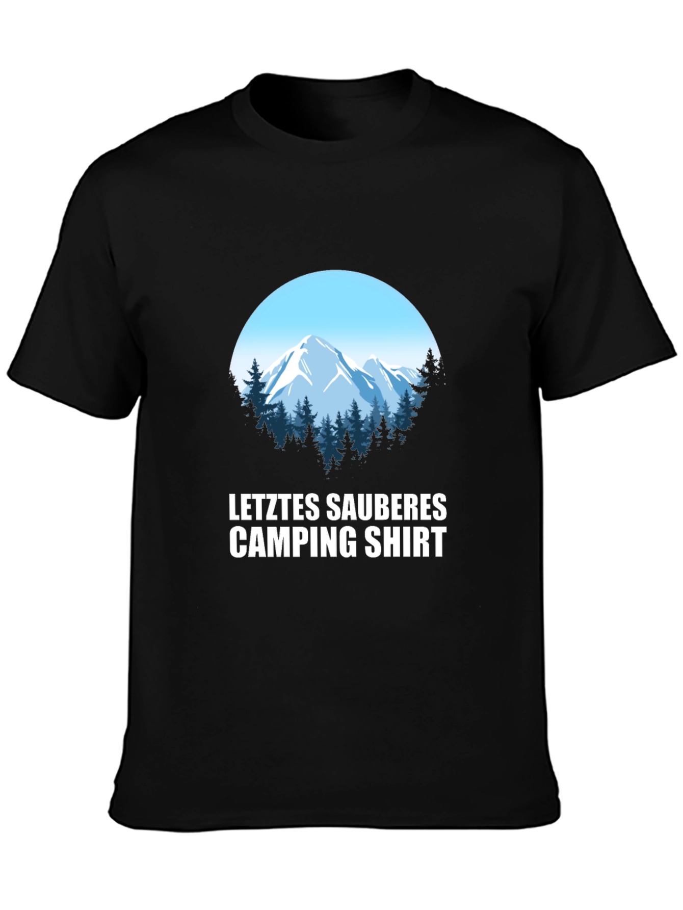 Last Clean Camping Shirt - Mountain Graphic Tee
