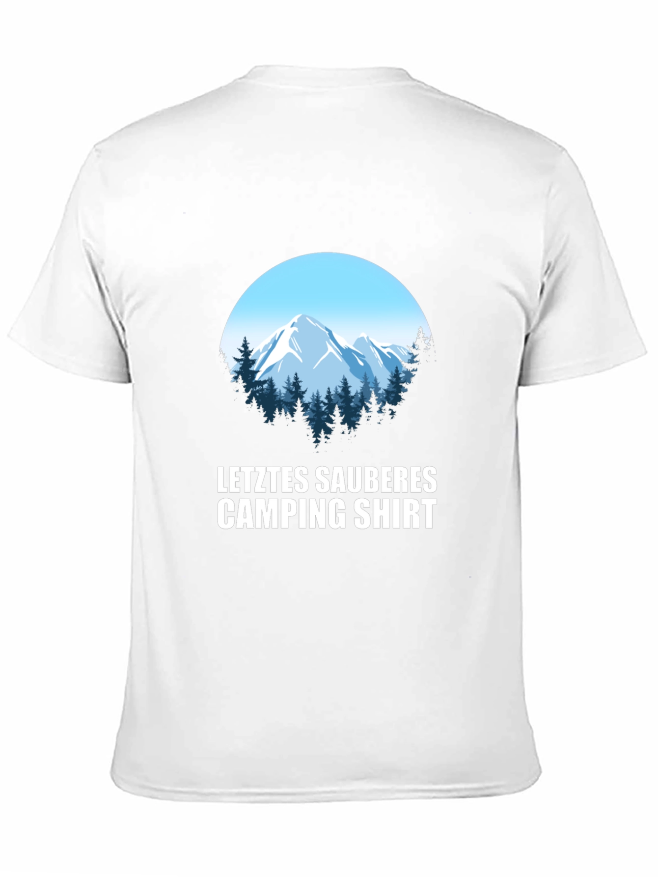 Last Clean Camping Shirt - Mountain Graphic Tee