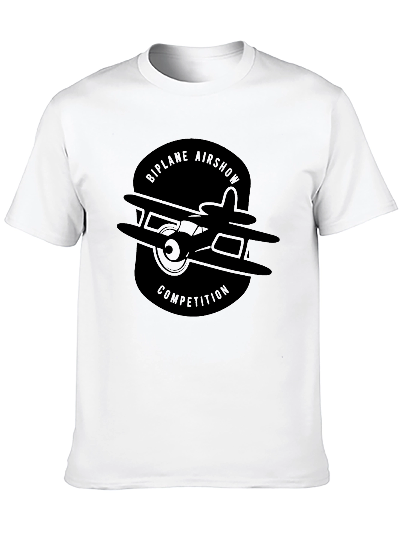 Biplane Airshow Competition Graphic T-Shirt