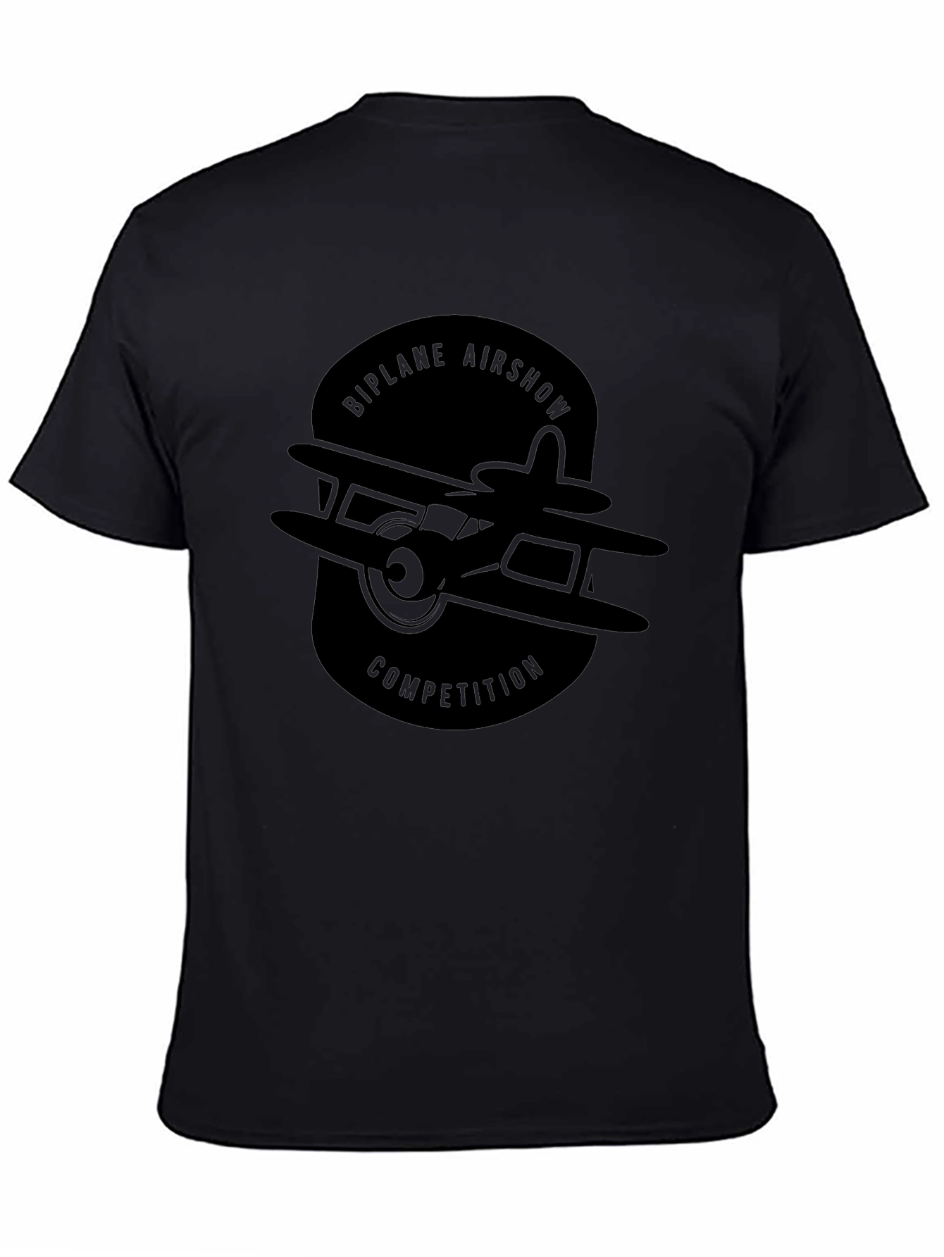Biplane Airshow Competition Graphic T-Shirt
