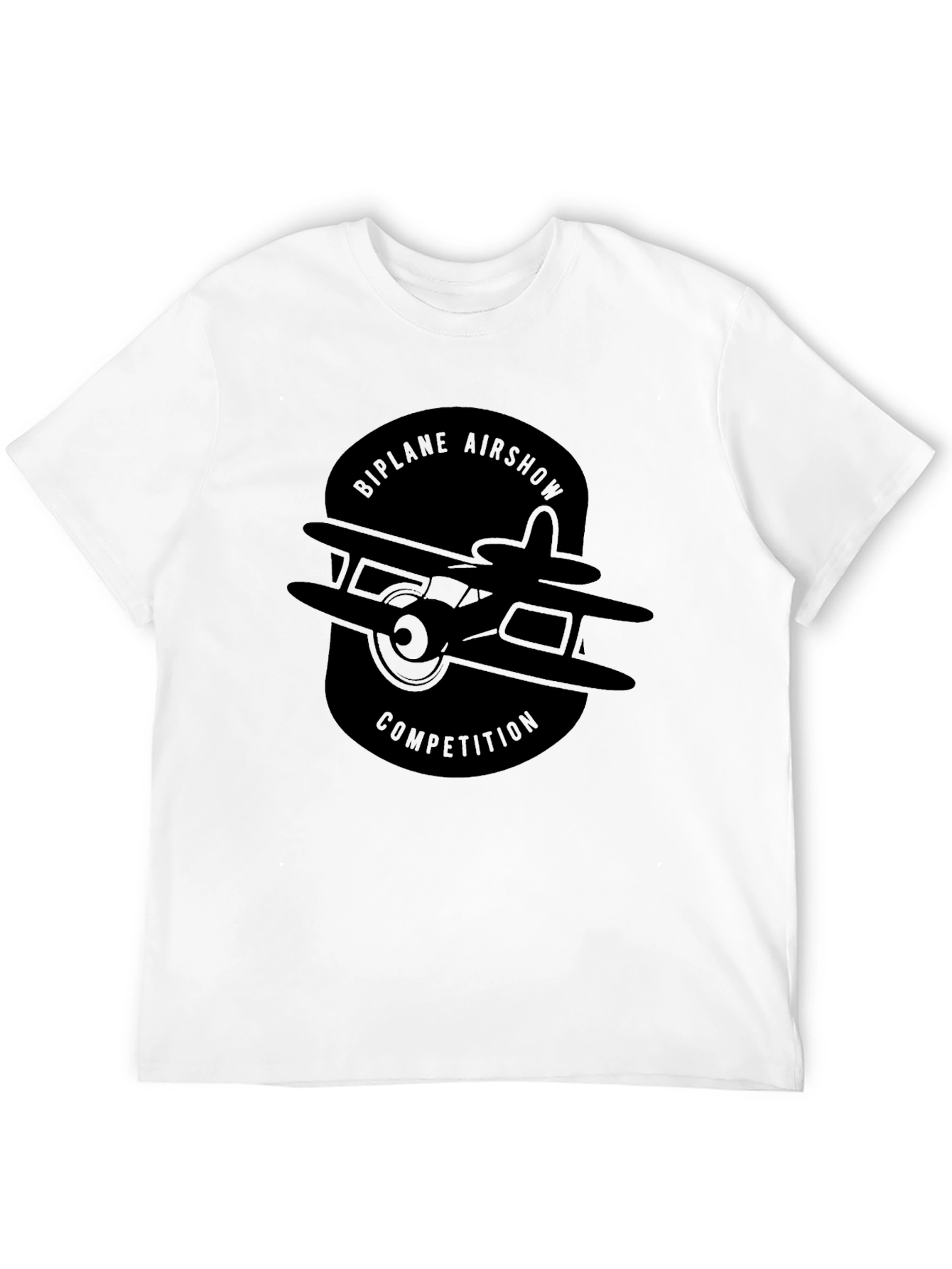 Biplane Airshow Competition Graphic T-Shirt