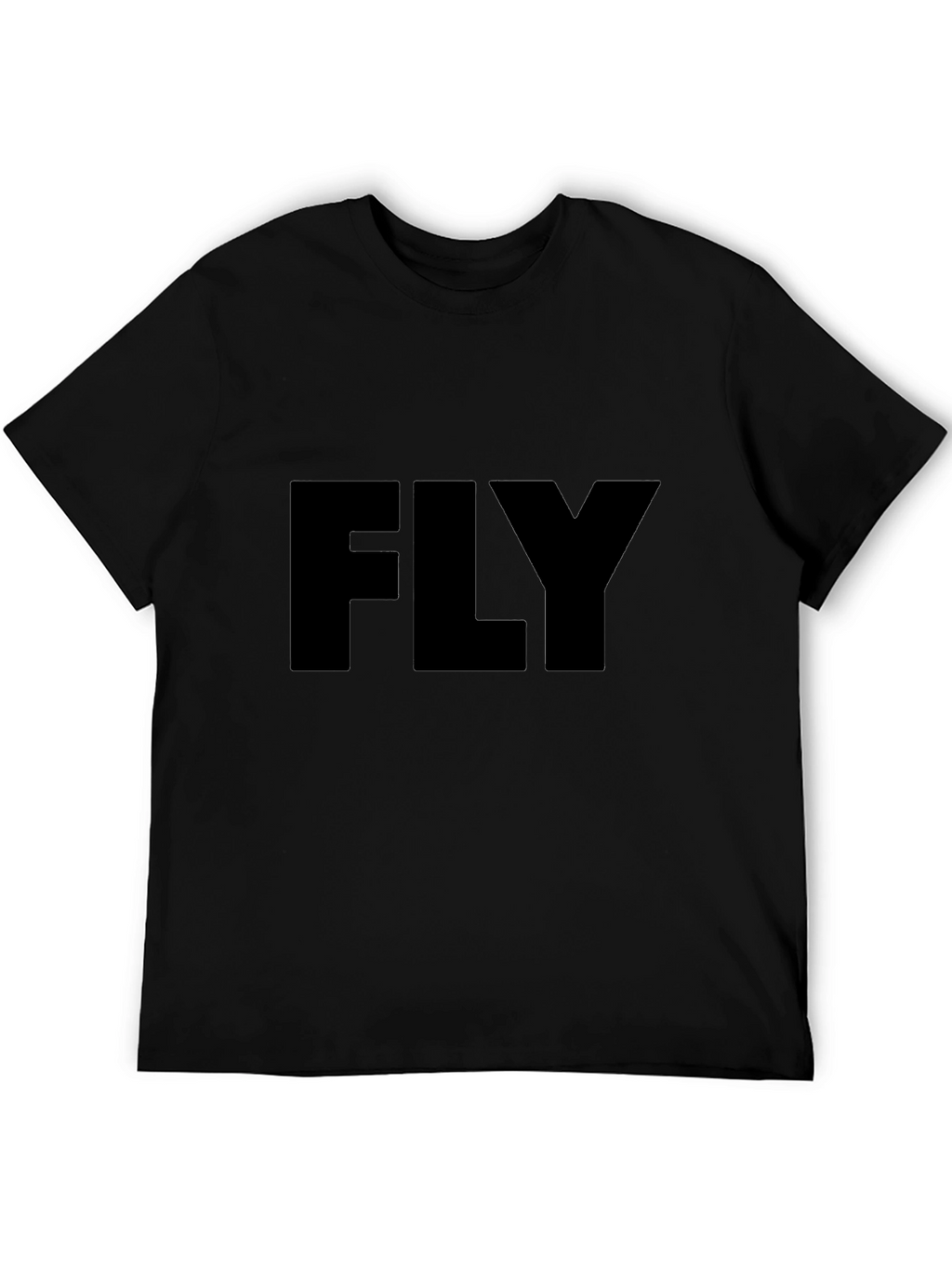 Black FLY Graphic Tee - Casual Style