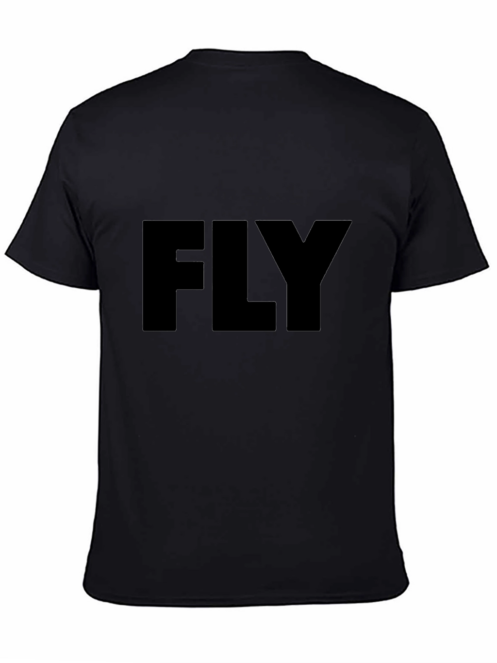 Black FLY Graphic Tee - Casual Style