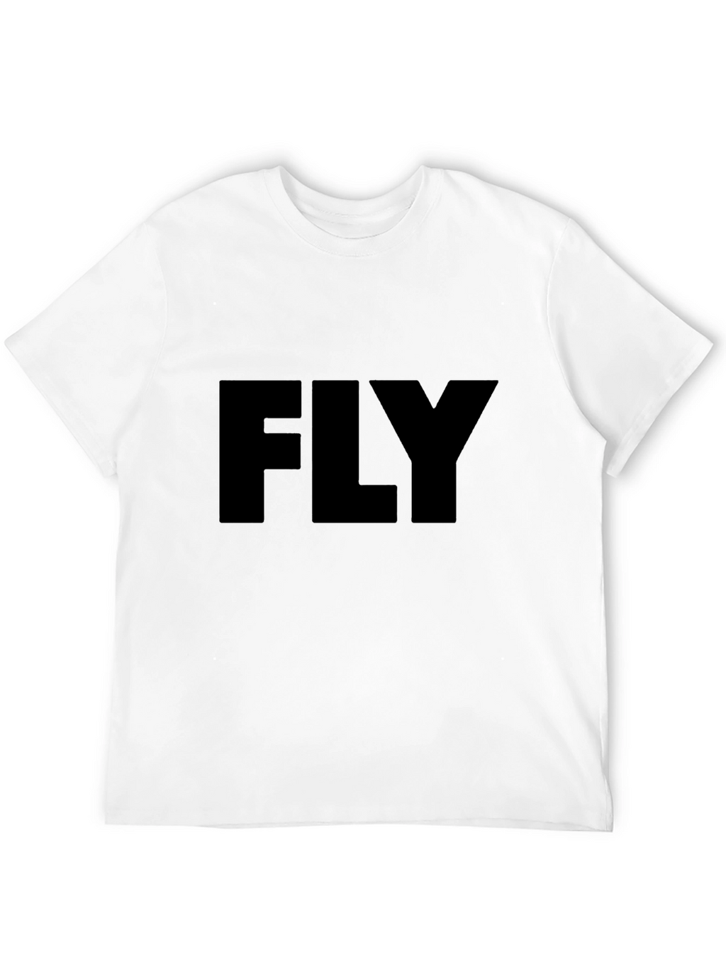 Black FLY Graphic Tee - Casual Style