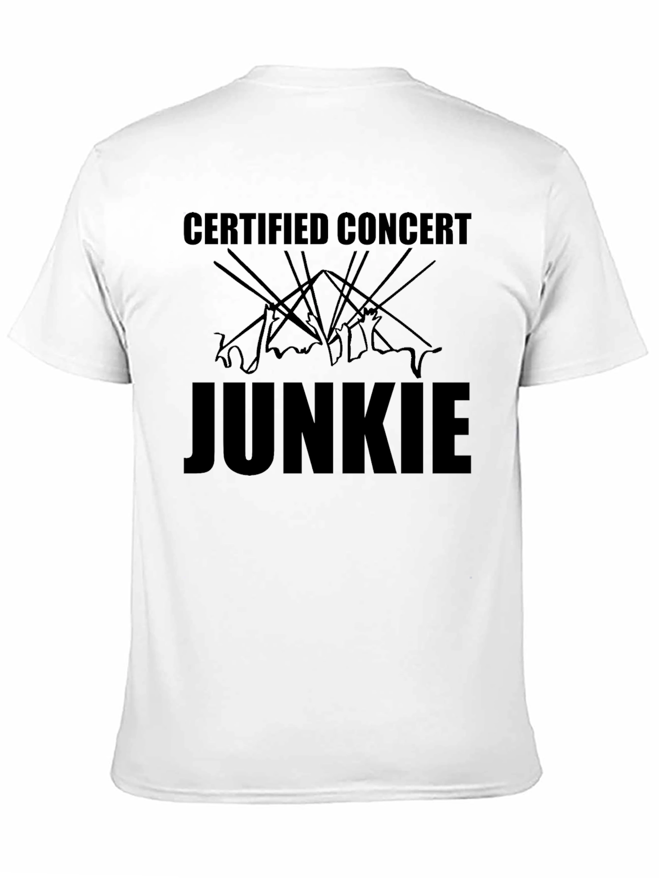 Concert Junkie T-Shirt - Black