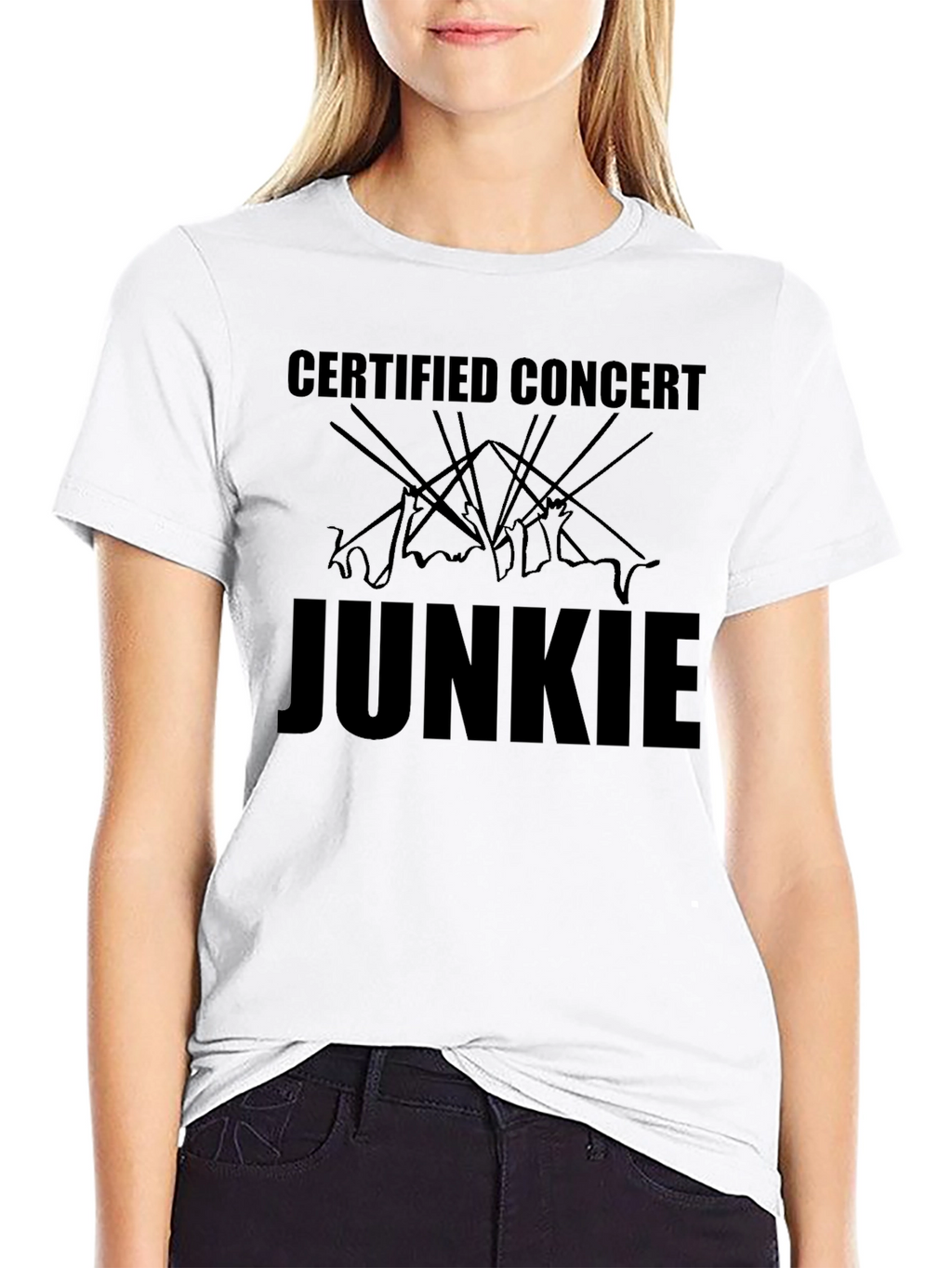 Concert Junkie T-Shirt - Black