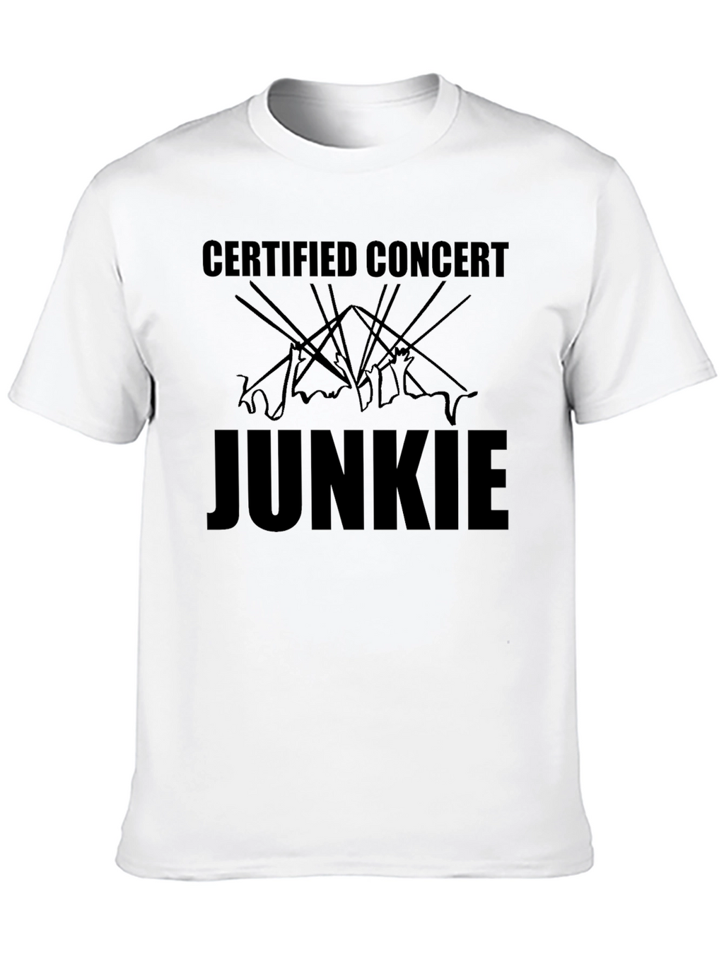 Concert Junkie T-Shirt - Black