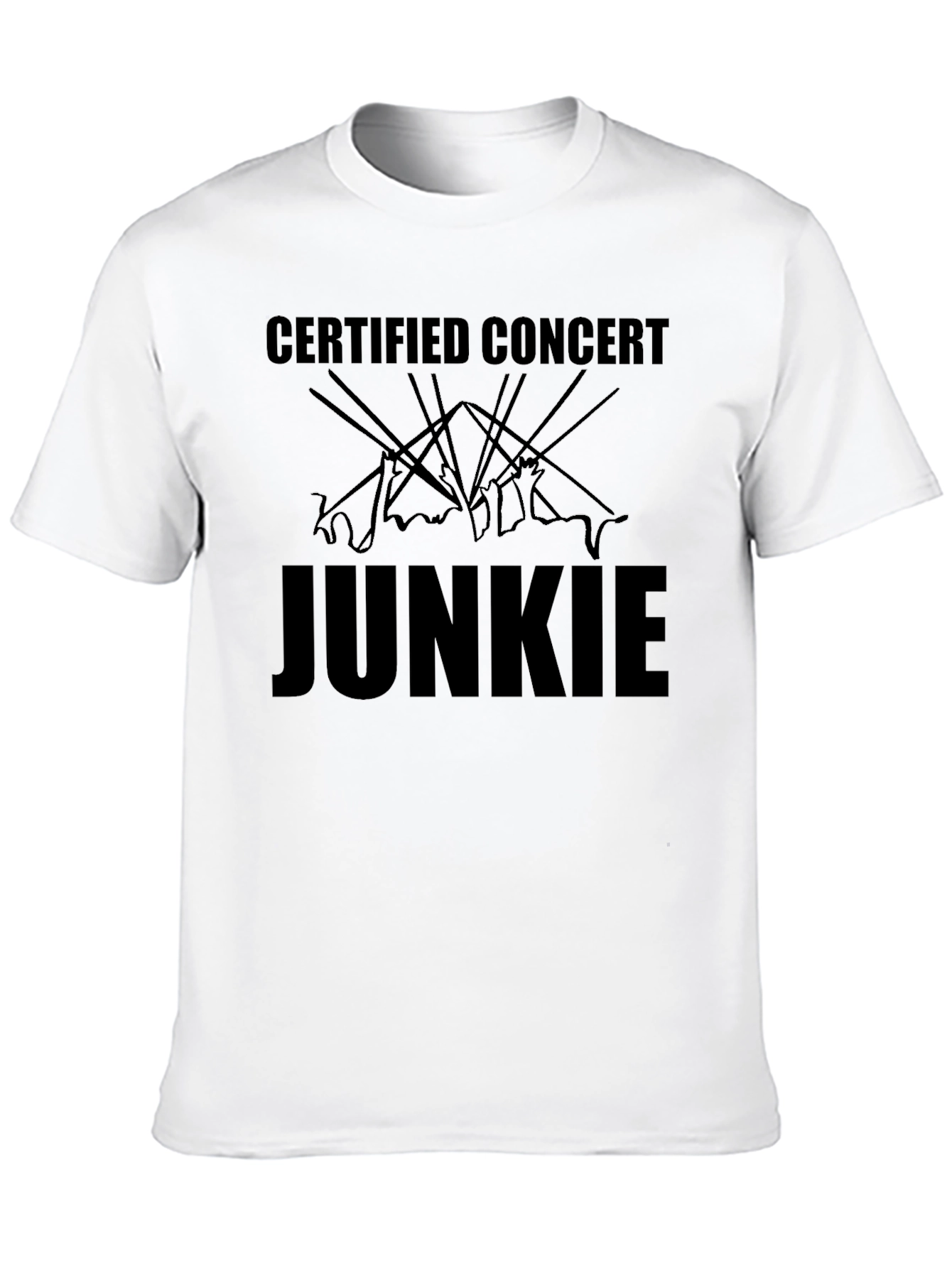 Concert Junkie T-Shirt - Black