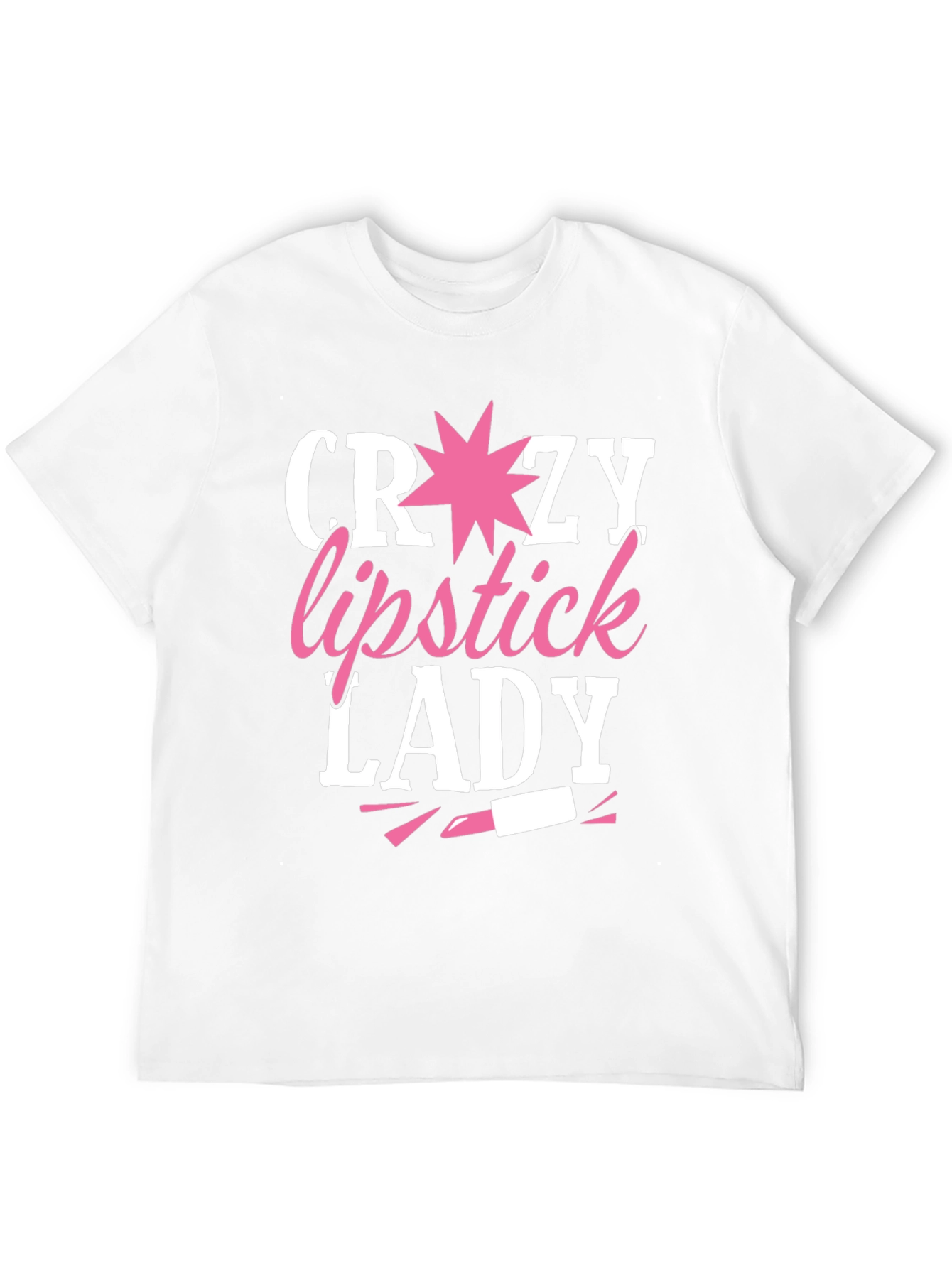 Crazy Lipstick Lady T-Shirt