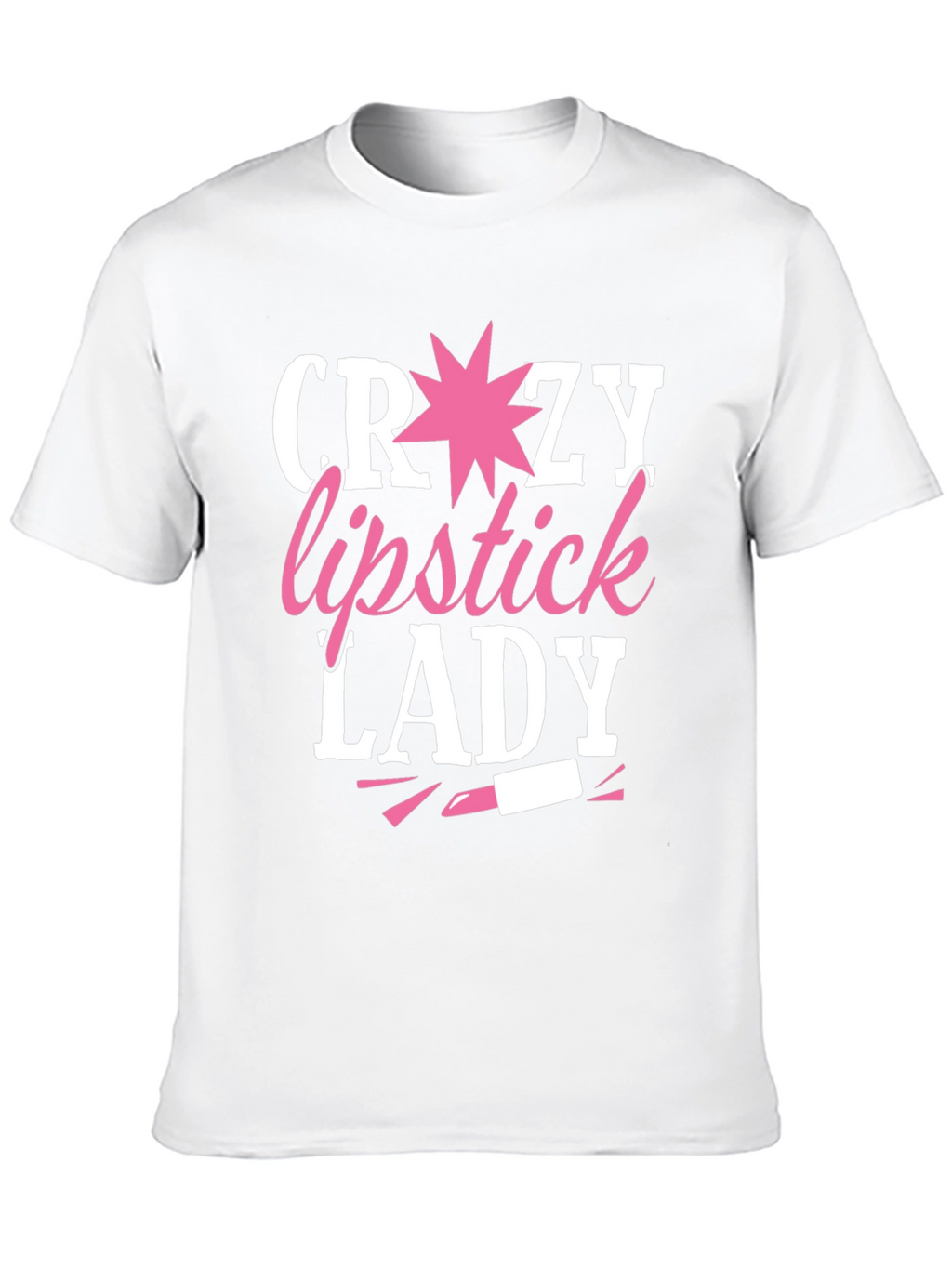 Crazy Lipstick Lady T-Shirt