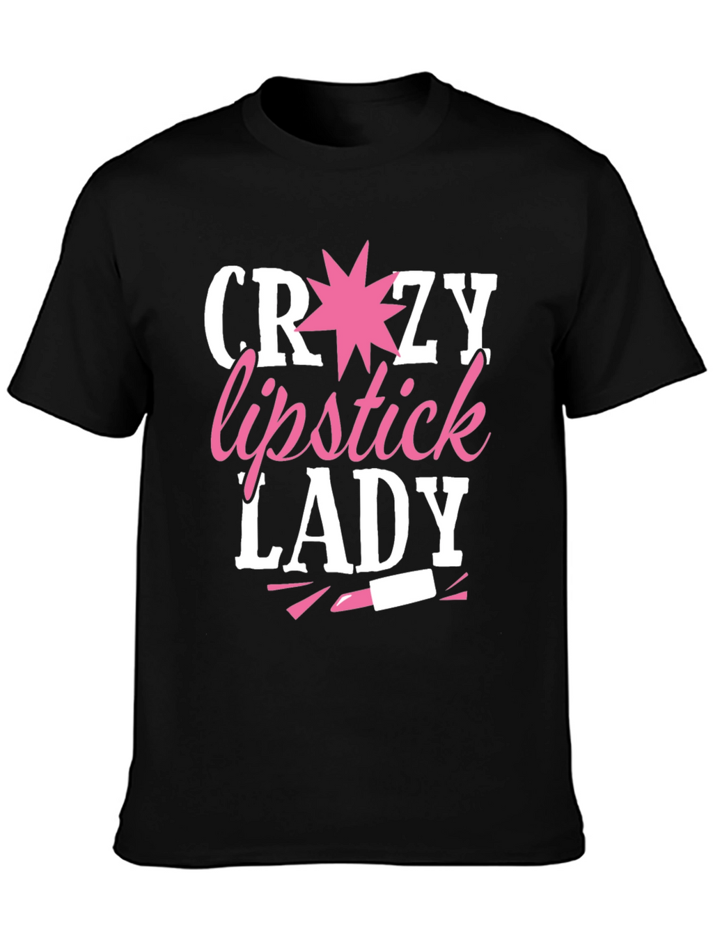 Crazy Lipstick Lady T-Shirt