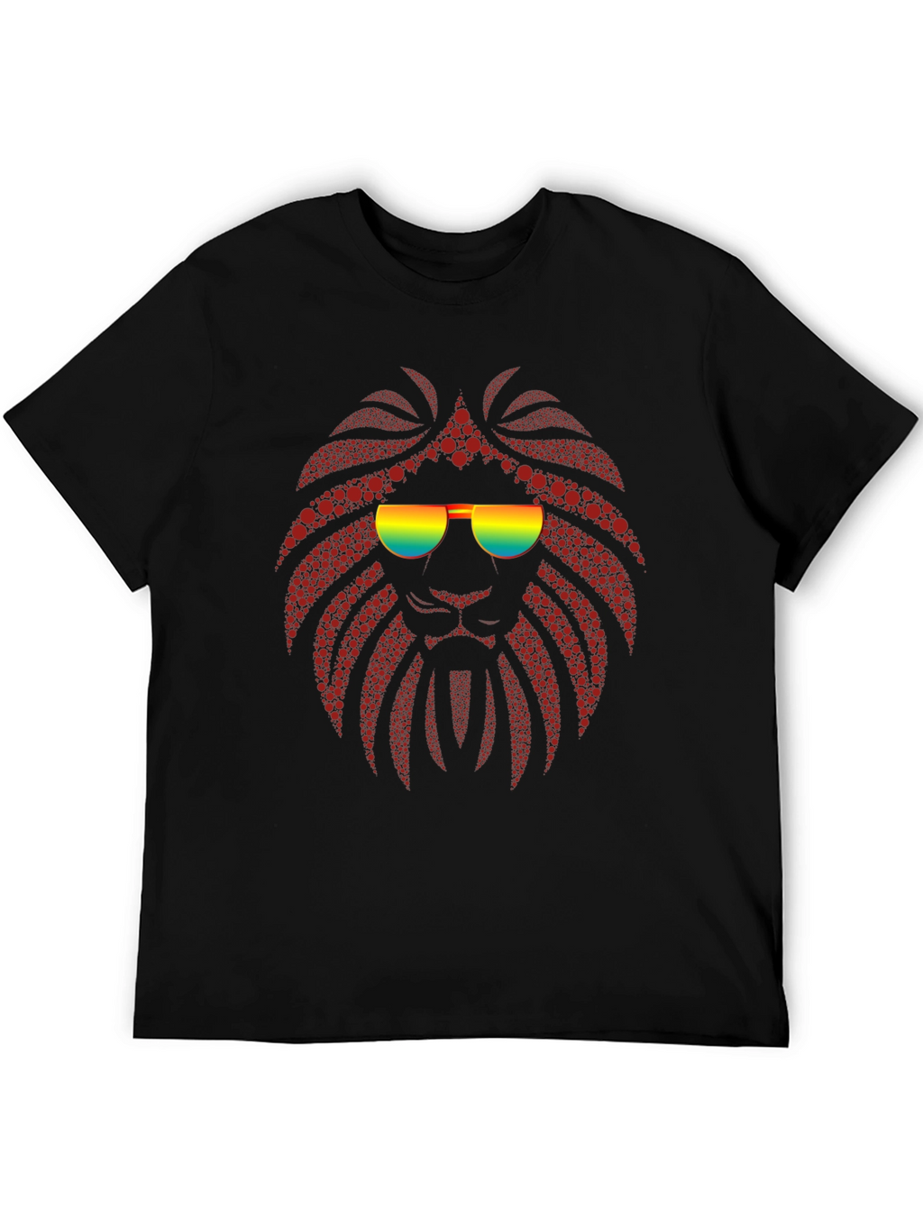 Cool Lion Graphic T-Shirt - Black
