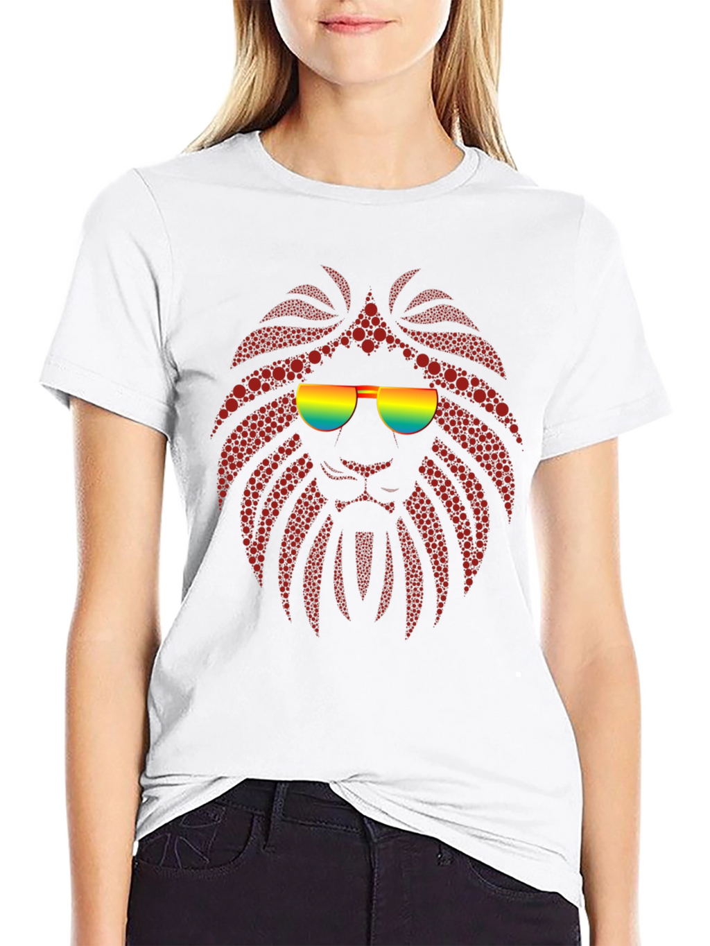 Cool Lion Graphic T-Shirt - Black