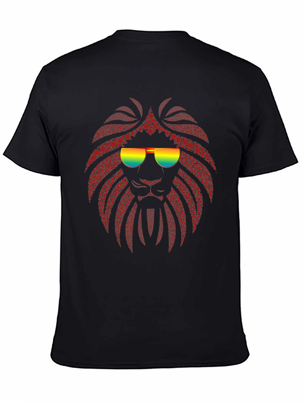Cool Lion Graphic T-Shirt - Black