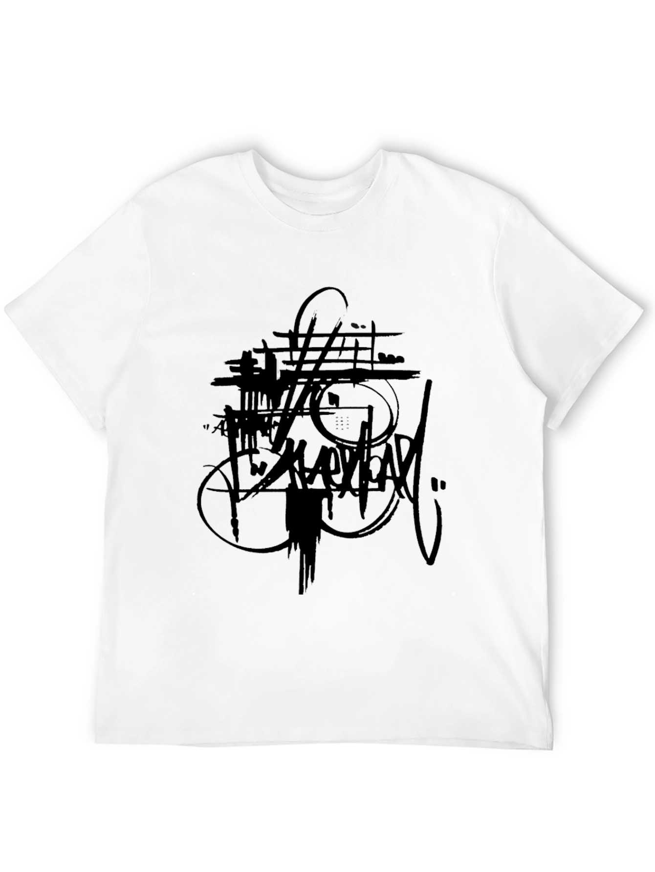 Urban Style Black Graphic Tee