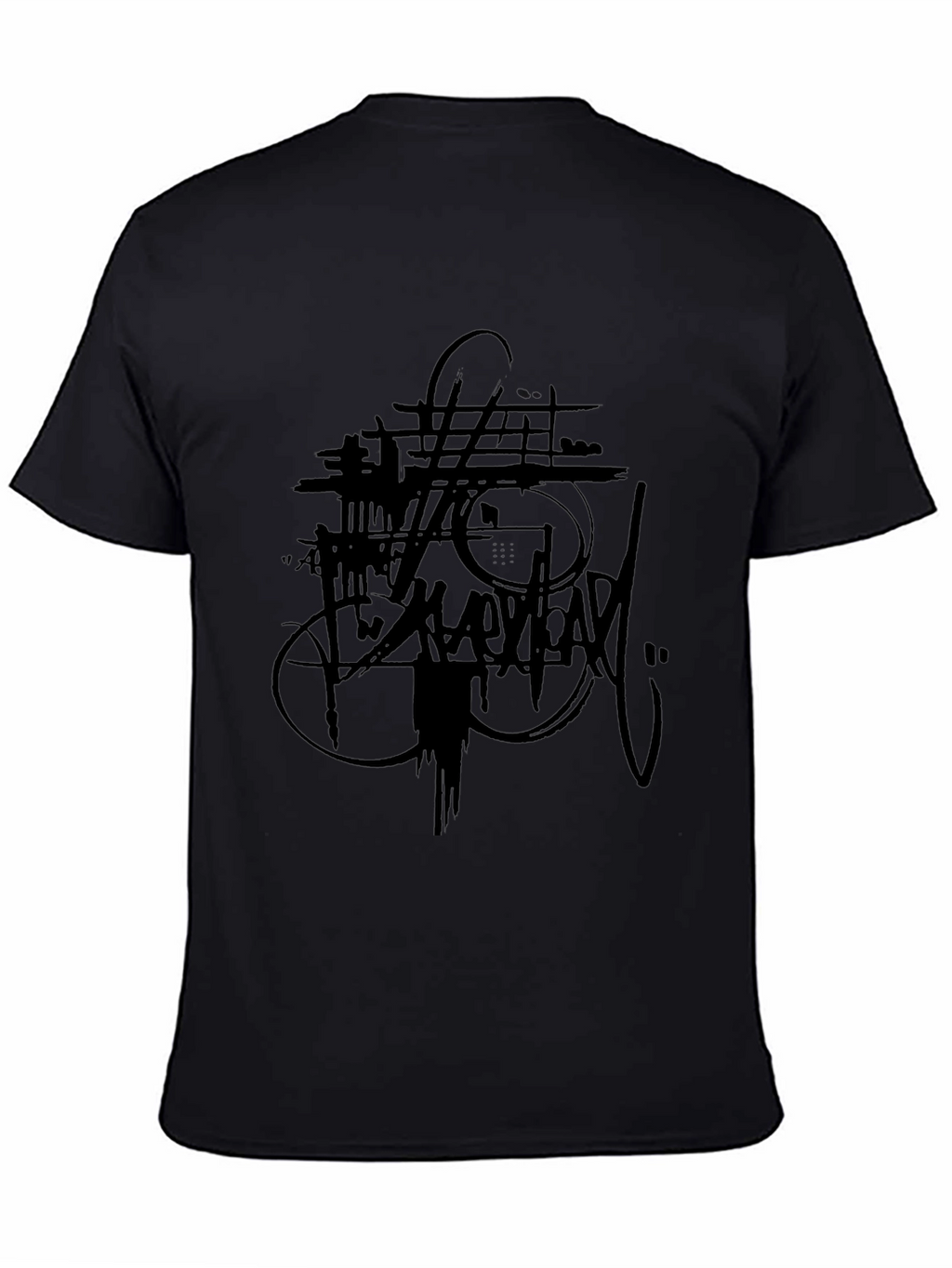 Urban Style Black Graphic Tee