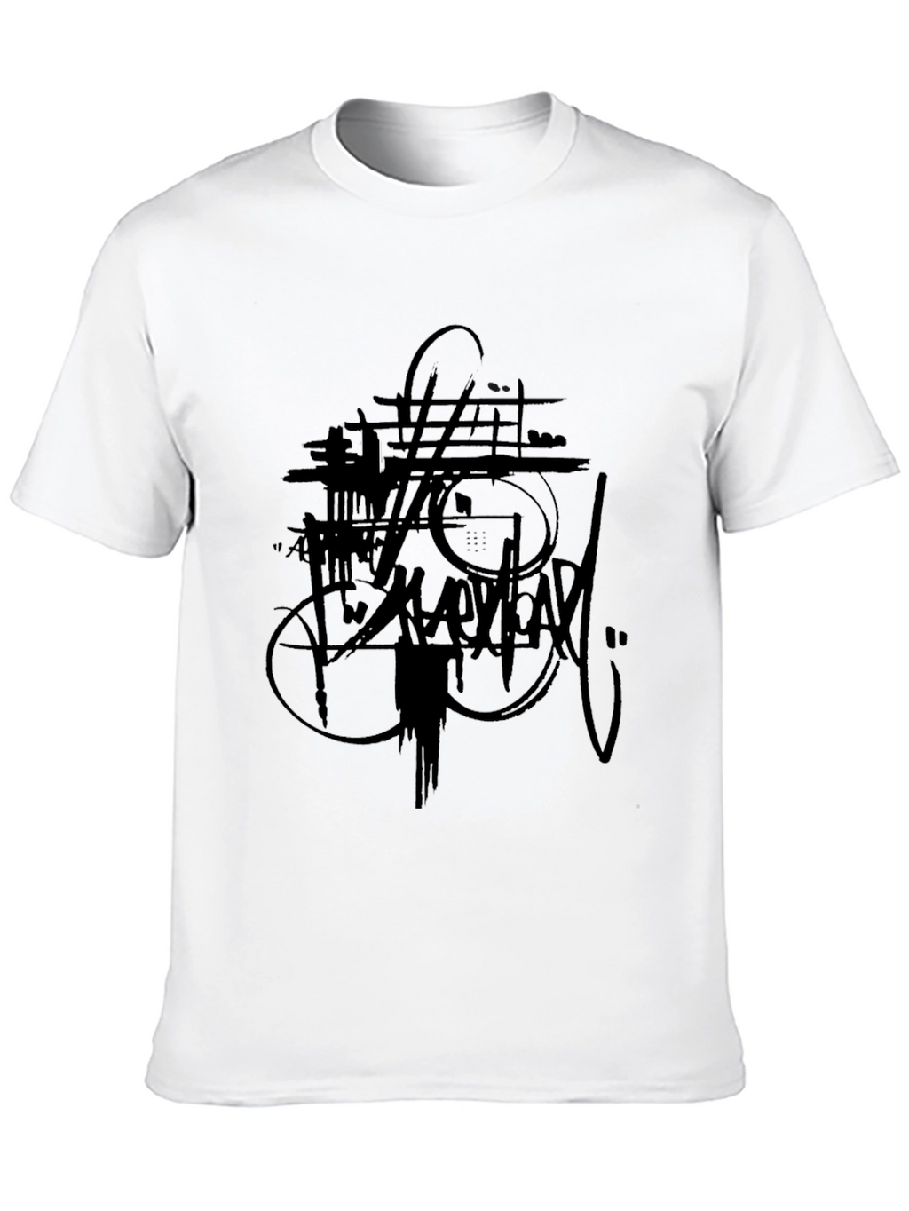 Urban Style Black Graphic Tee