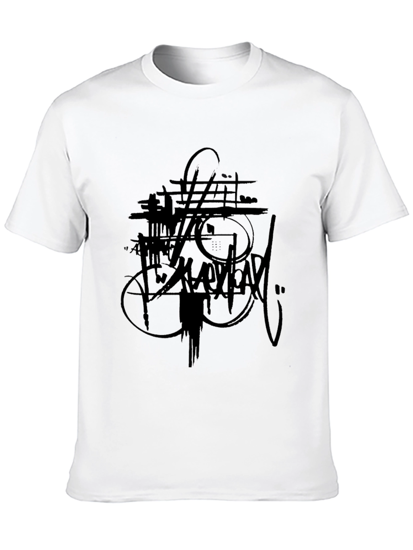 Urban Style Black Graphic Tee