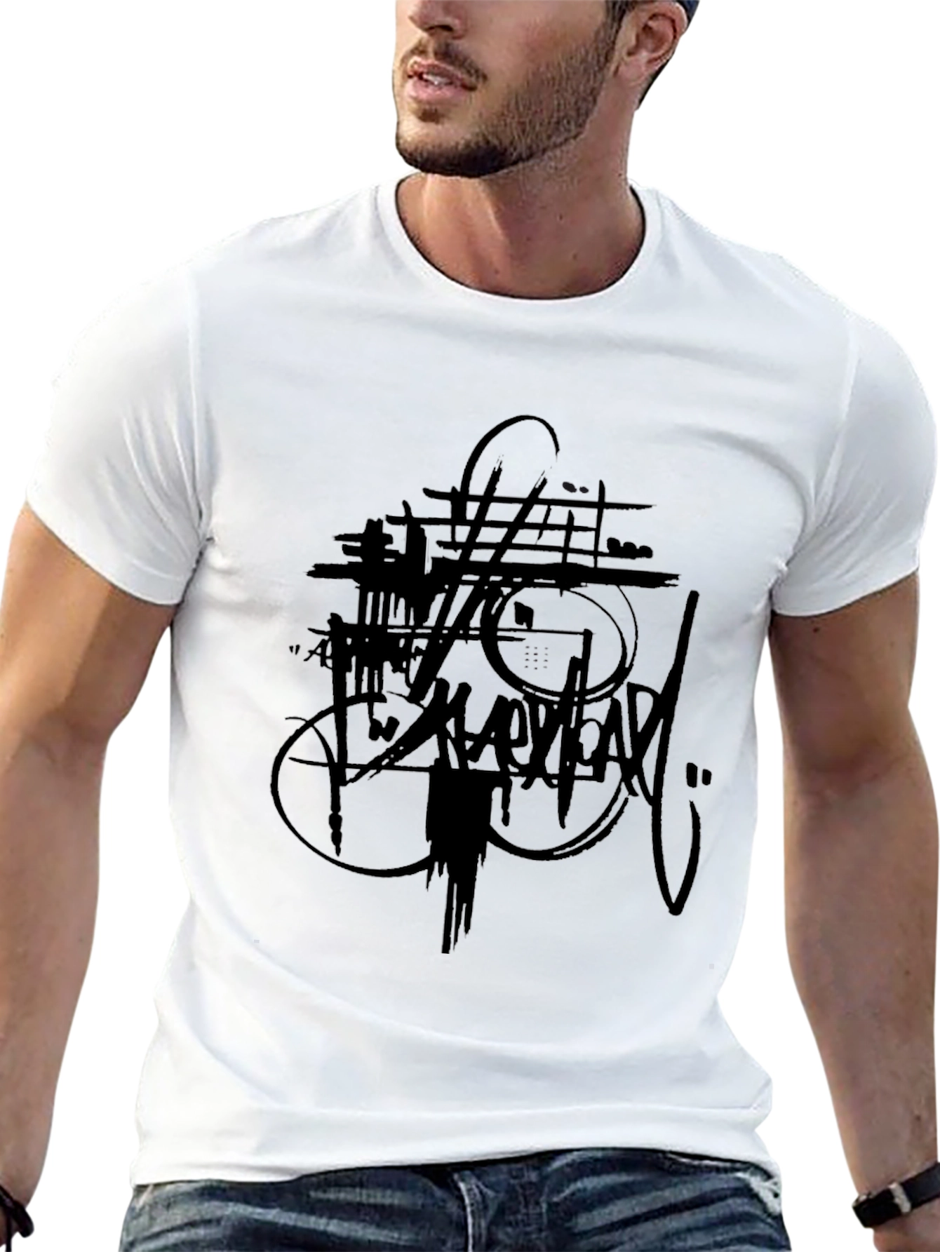 Urban Style Black Graphic Tee