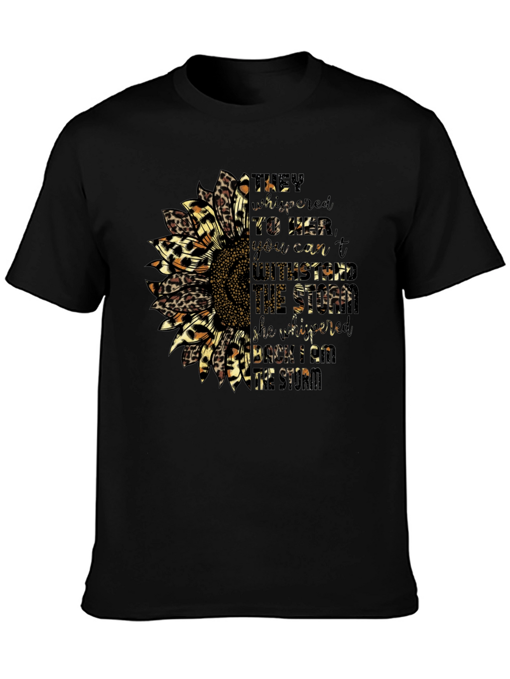 Sunflower Leopard Print Graphic Tee