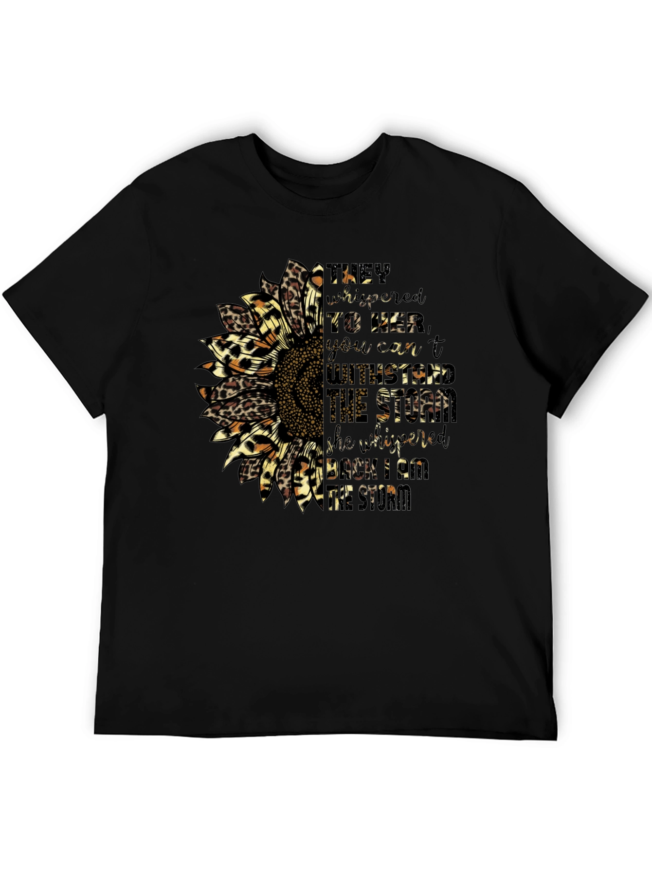 Sunflower Leopard Print Graphic Tee
