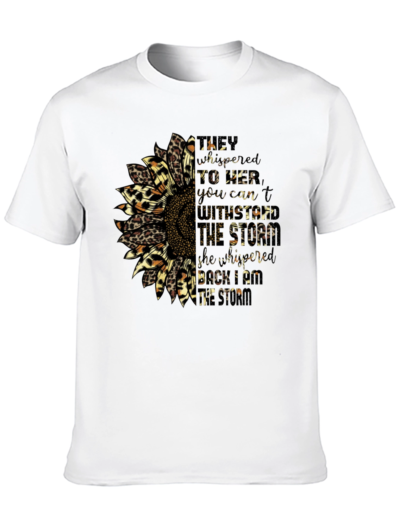 Sunflower Leopard Print Graphic Tee