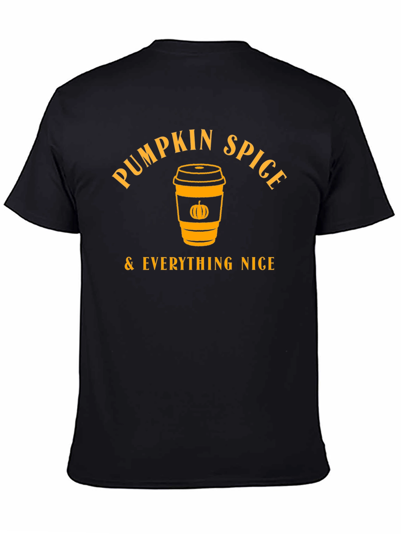 Pumpkin Spice & Everything Nice Black T-Shirt
