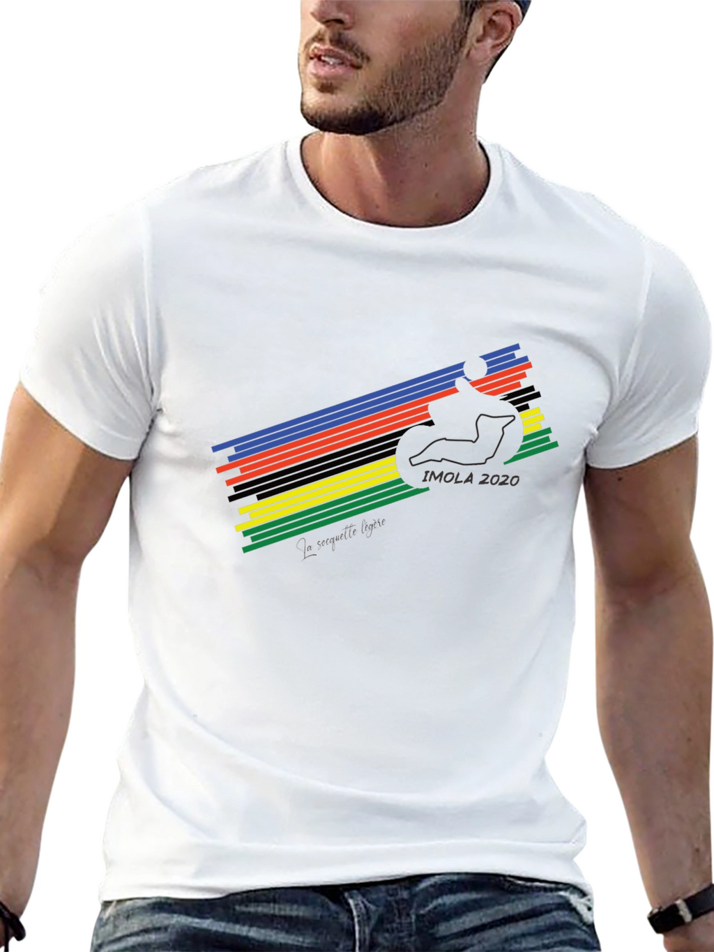 IMOLA 2020 T-Shirt Cycling Art Tee