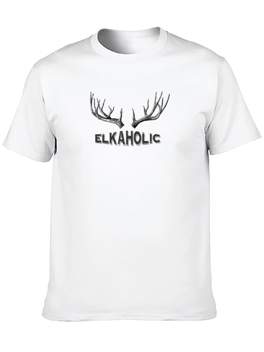Elkaholic Graphic T-Shirt - Black