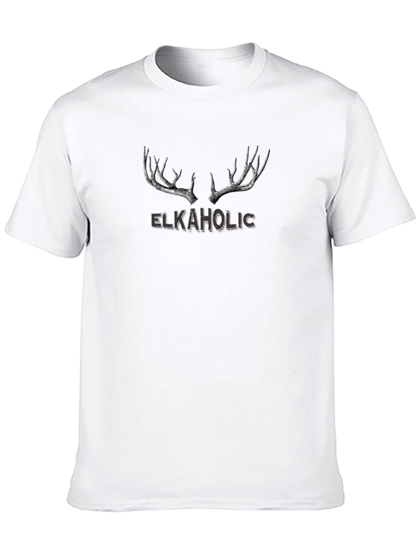 Elkaholic Graphic T-Shirt - Black