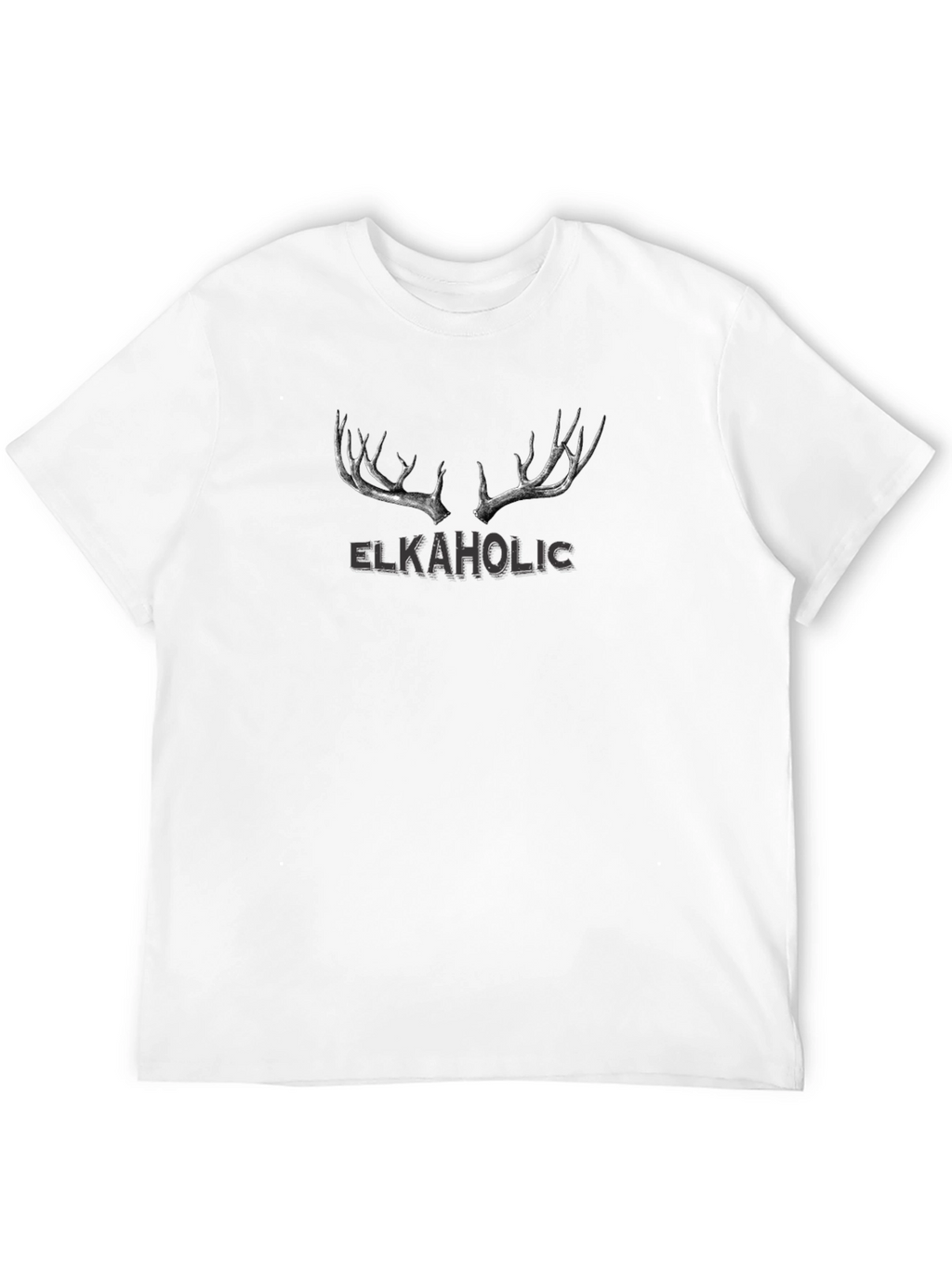 Elkaholic Graphic T-Shirt - Black