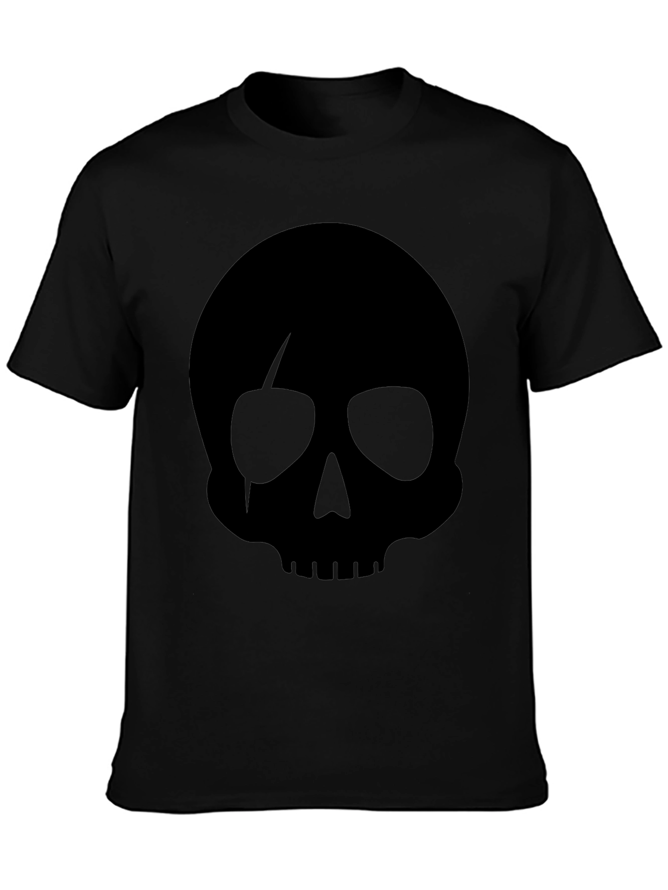 Skull Graphic Black T-Shirt for Men