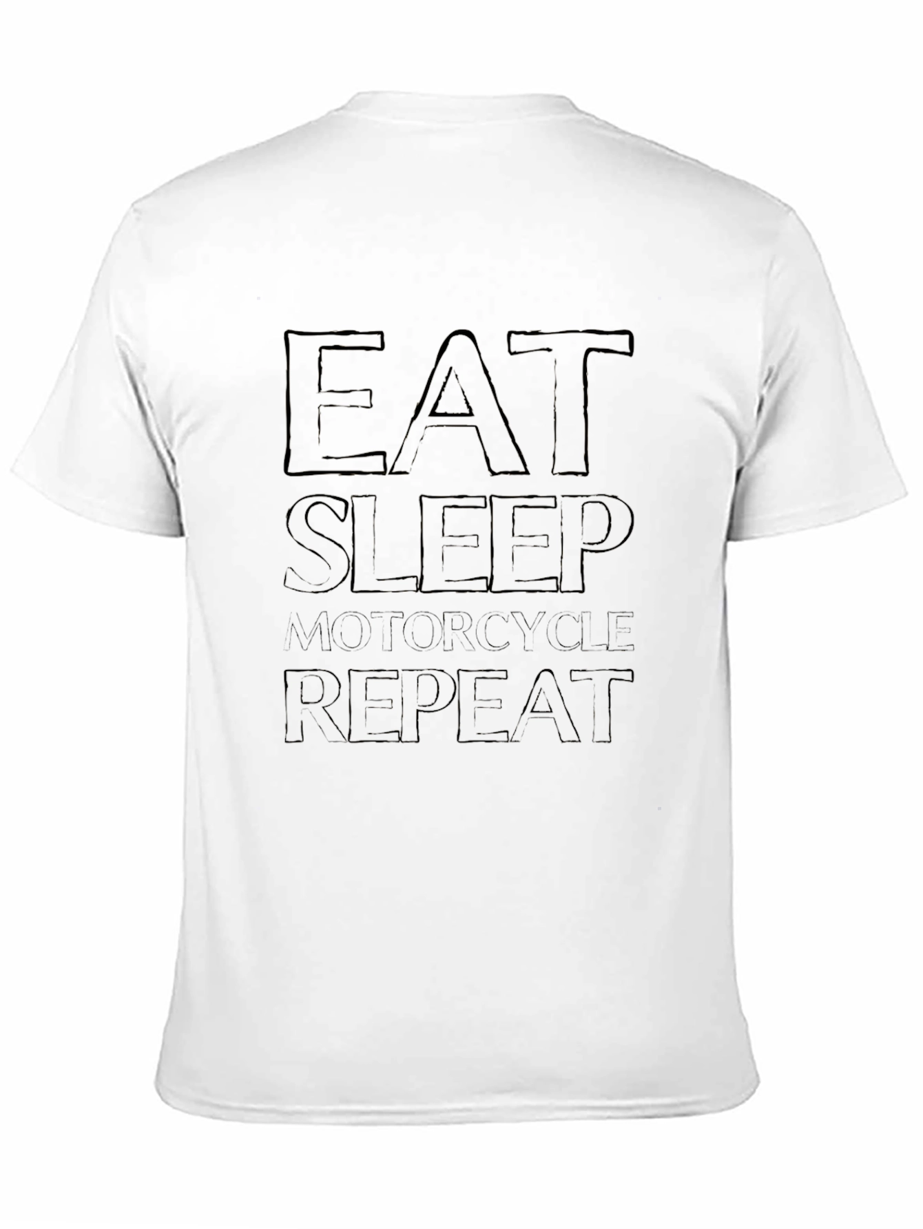 Eat Sleep Motorcycle Repeat Graphic Tee