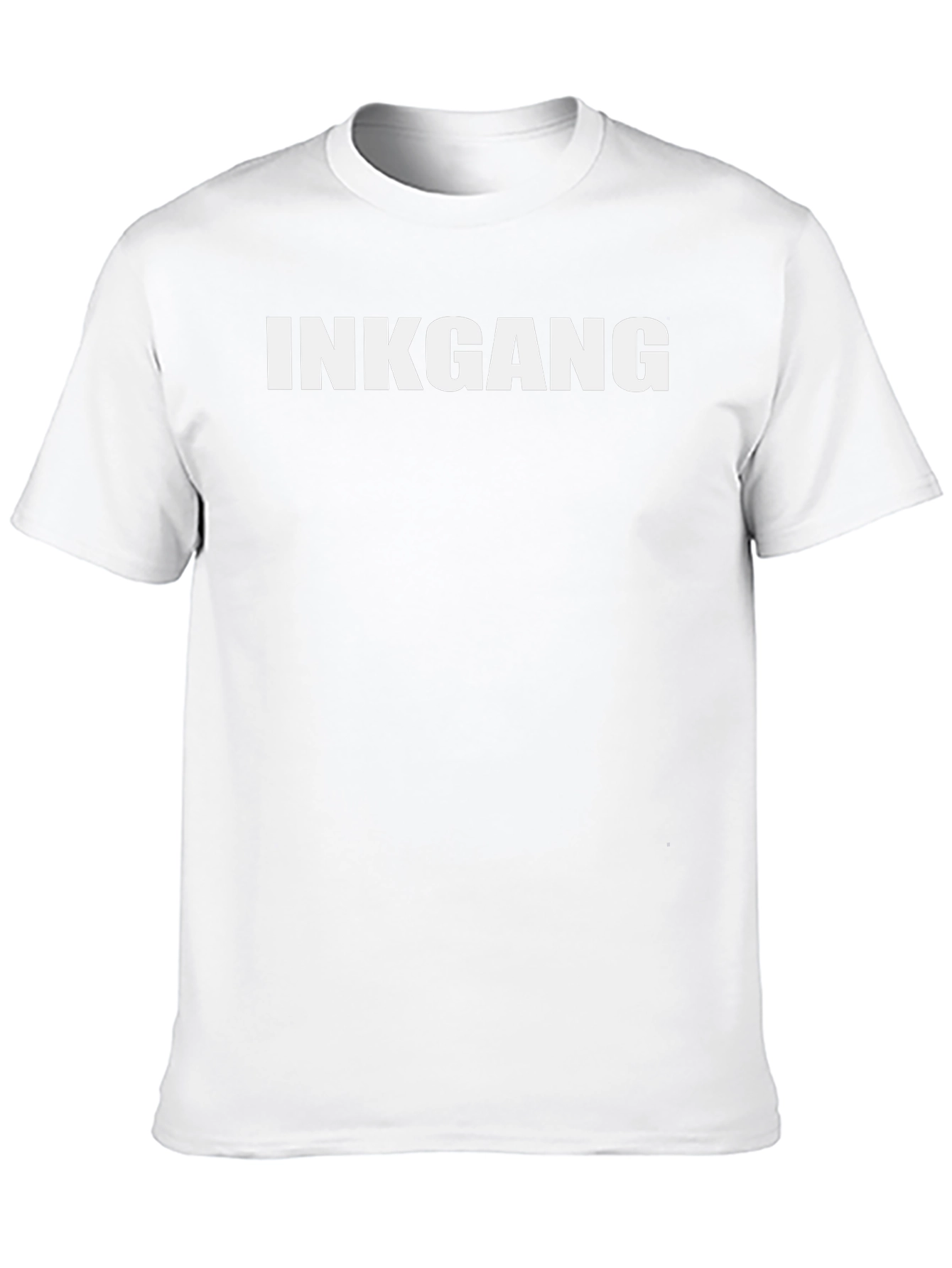 InkGang Black Cotton Tee - Stylish & Comfortable