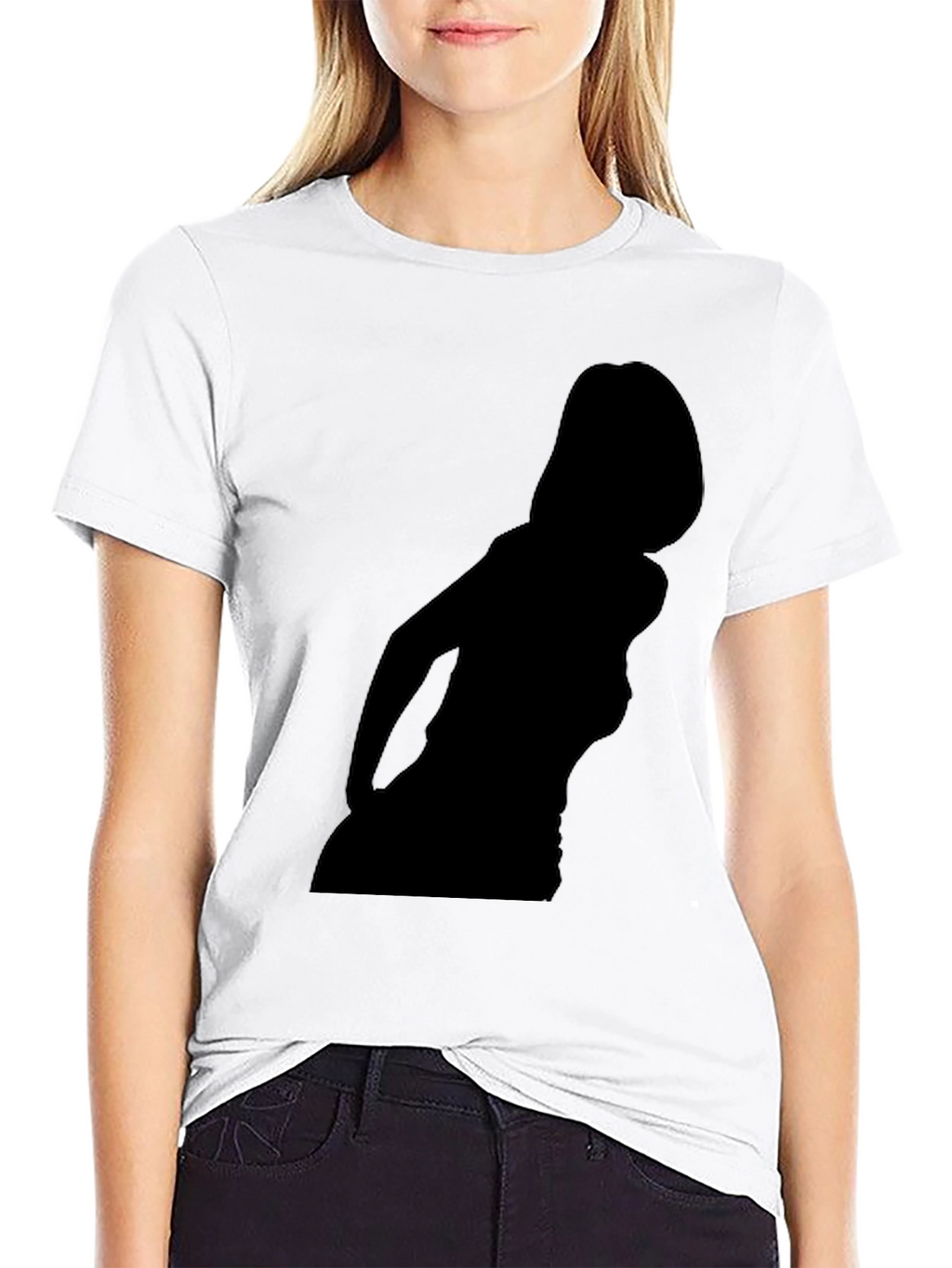Silhouette Graphic Black T-Shirt