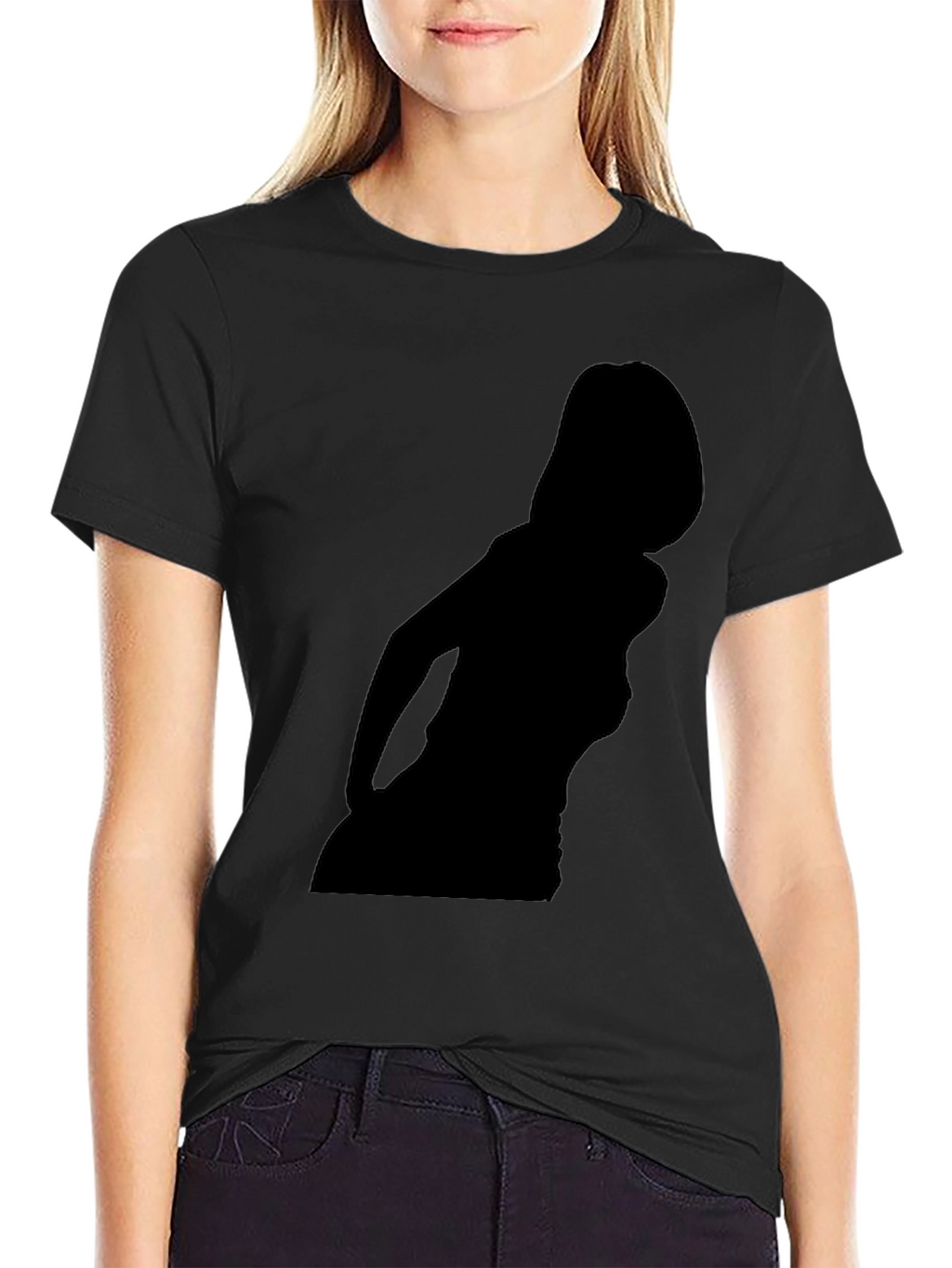 Silhouette Graphic Black T-Shirt
