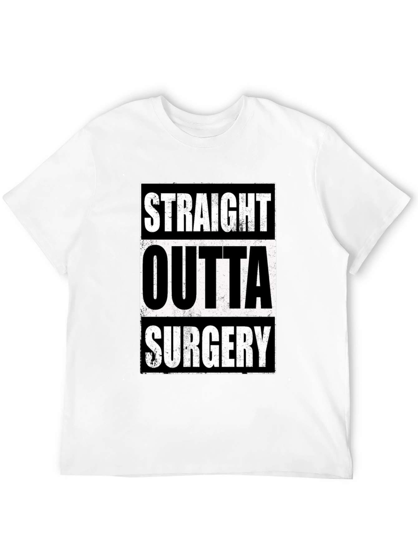 Straight Outta Surgery Graphic Tee - Black