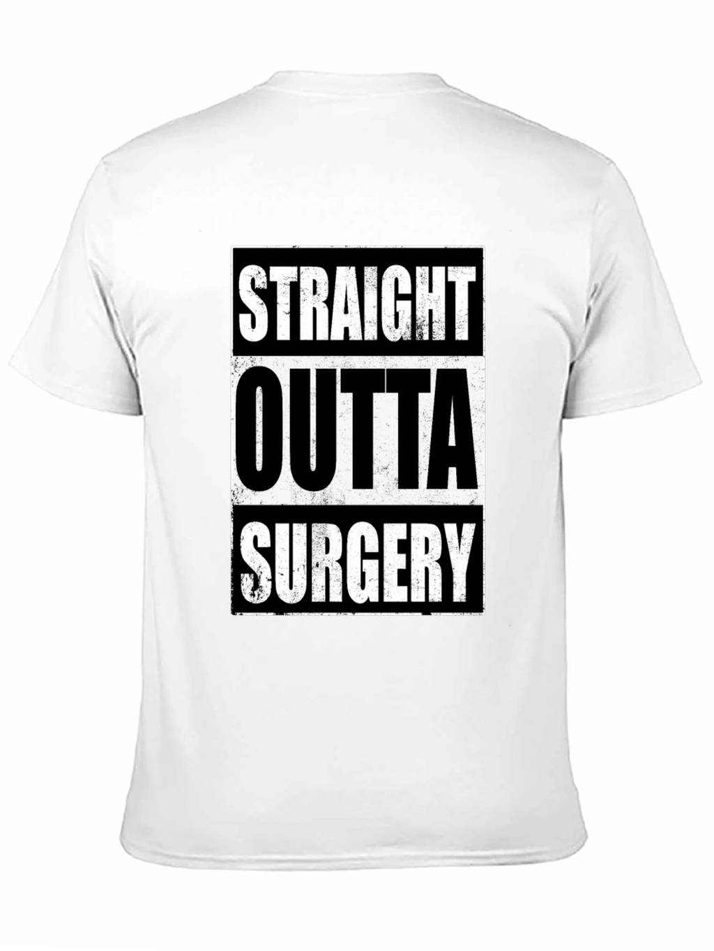 Straight Outta Surgery Graphic Tee - Black