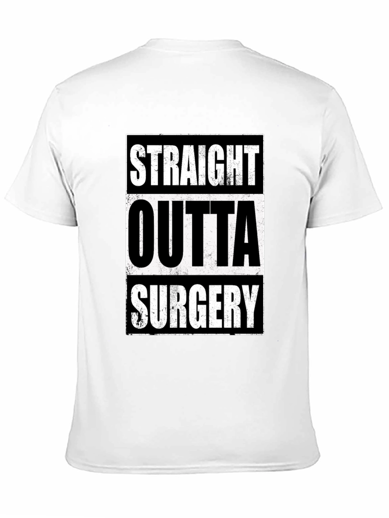 Straight Outta Surgery Graphic Tee - Black