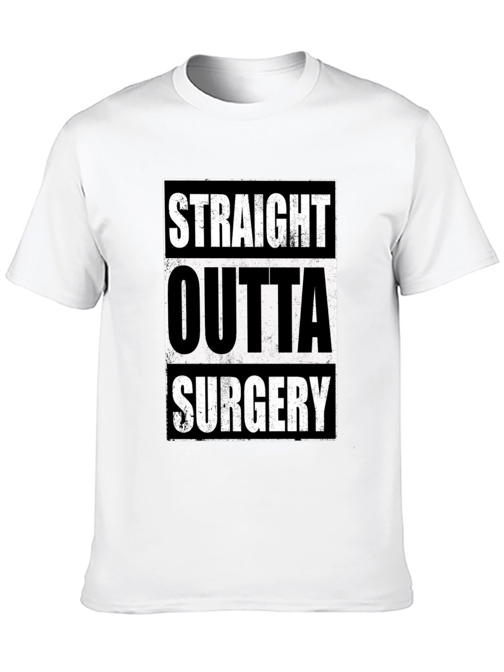 Straight Outta Surgery Graphic Tee - Black