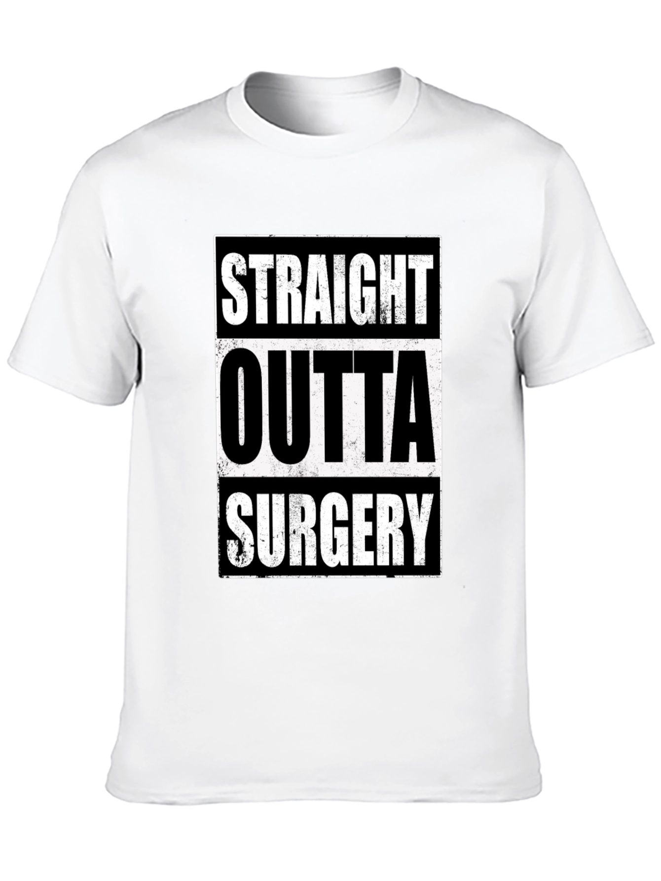 Straight Outta Surgery Graphic Tee - Black