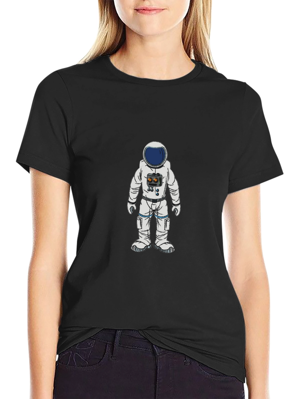 Astronaut Graphic T-Shirt - Classic Black Tee