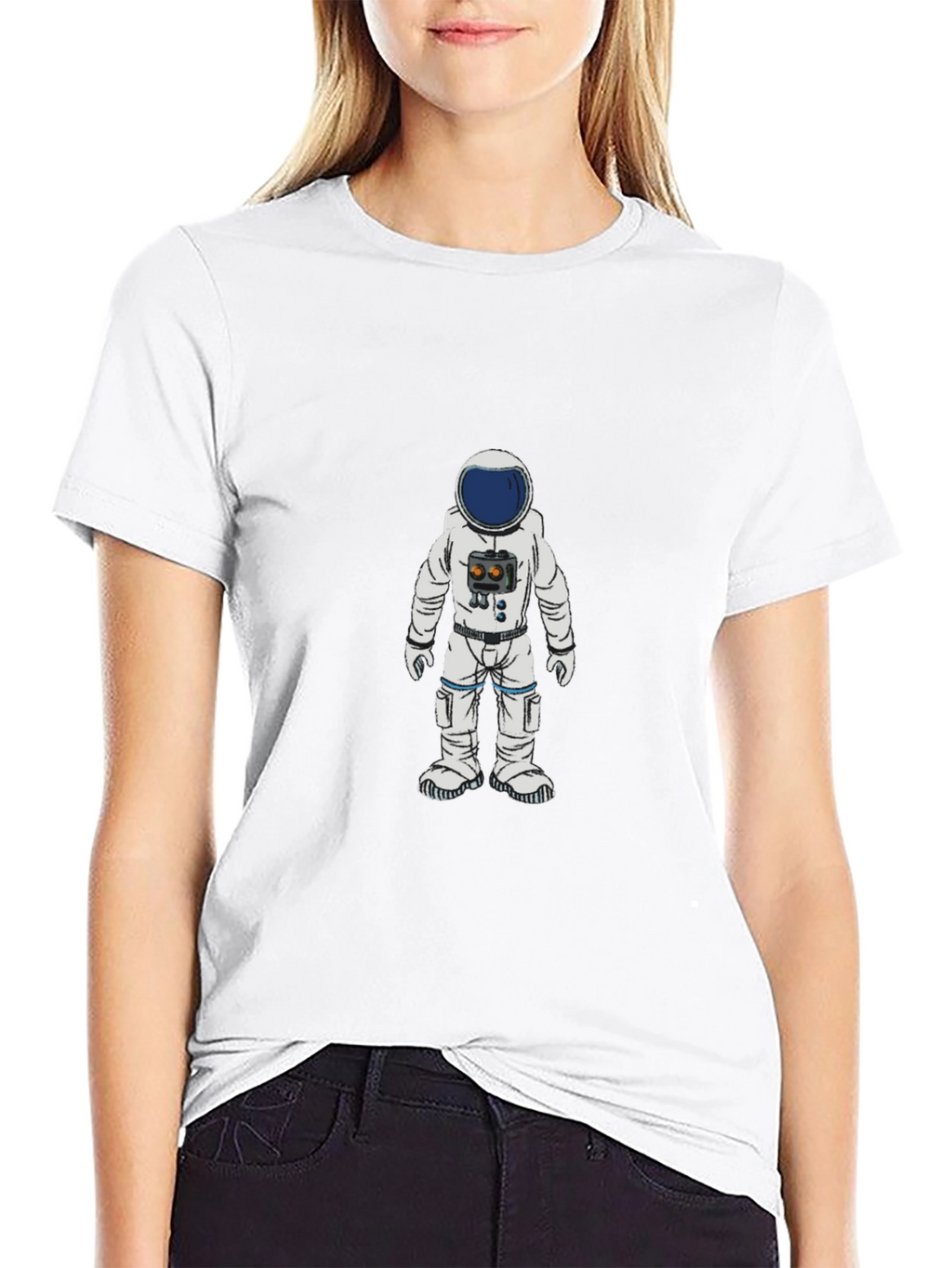 Astronaut Graphic T-Shirt - Classic Black Tee