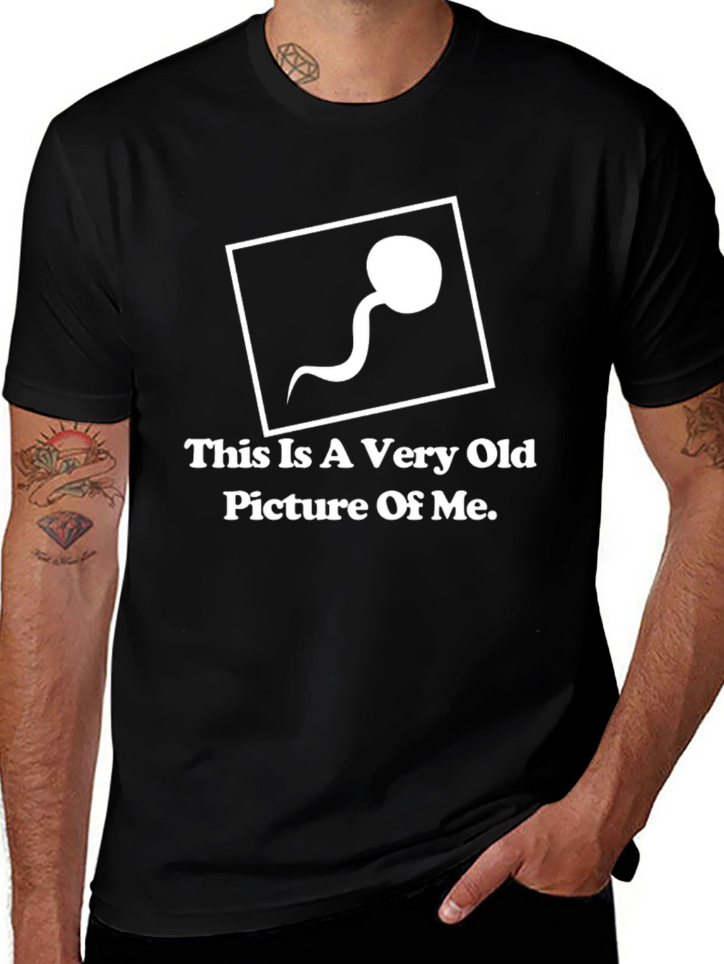 Funny Graphic Tee: Very Old Picture of Me