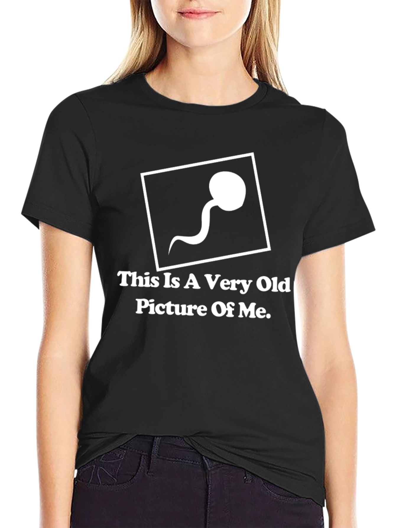 Funny Graphic Tee: Very Old Picture of Me