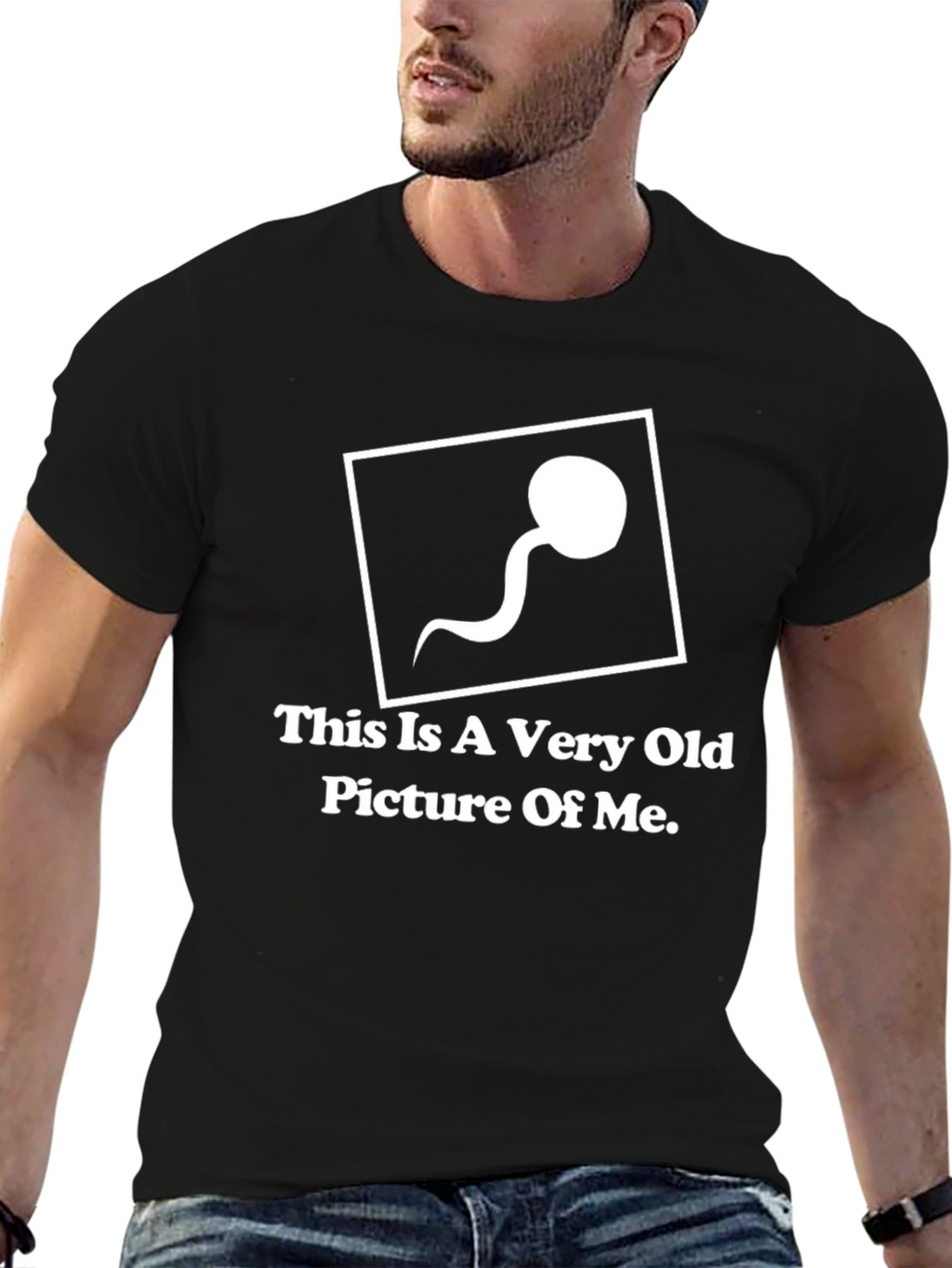 Funny Graphic Tee: Very Old Picture of Me