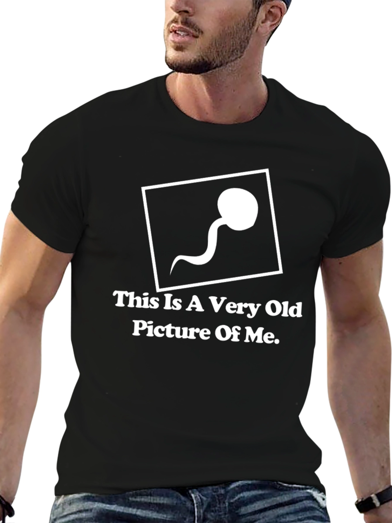 Funny Graphic Tee: Very Old Picture of Me