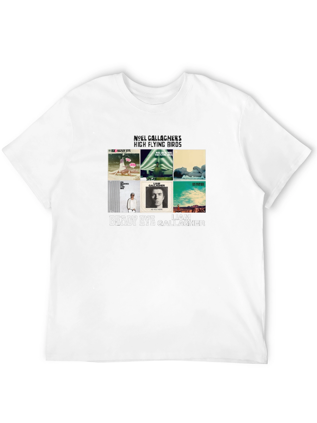 Liam & Noel Gallagher Graphic Print T-Shirt